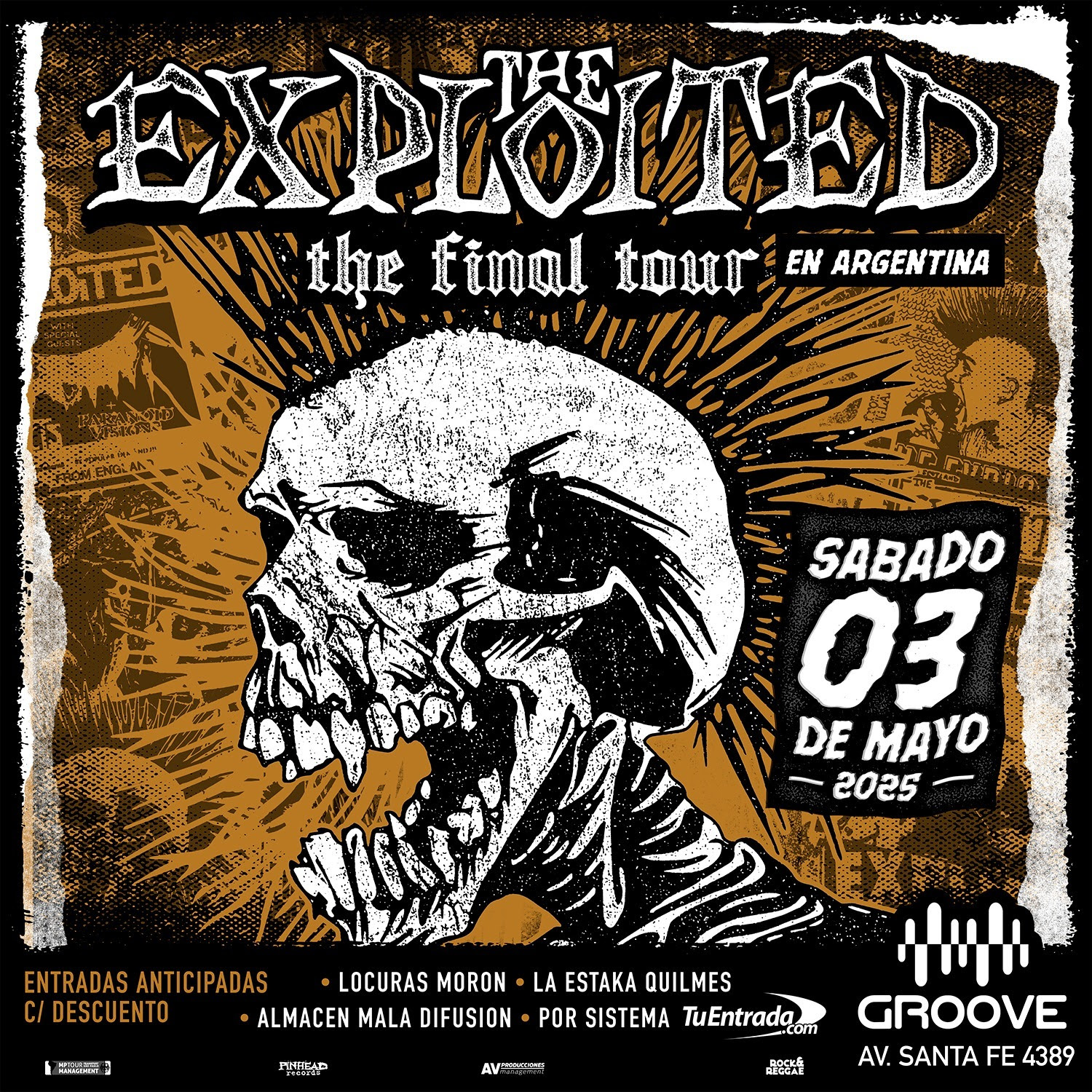 La última gira de ¨The Exploited¨ llega a la Argentina 3